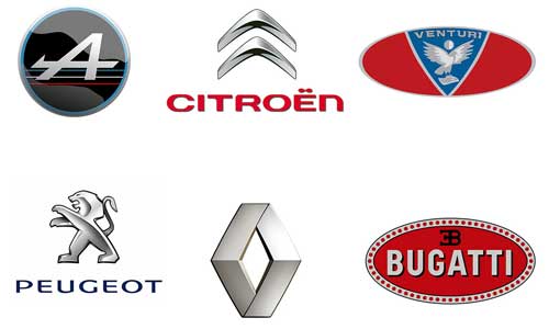 Top French Car Brands Logos