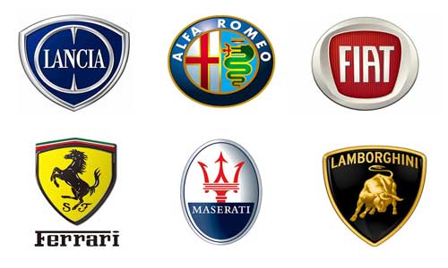 Italian Car Brands Logo