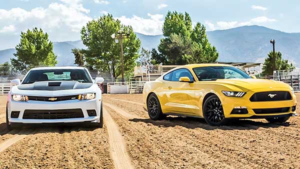 2015 Ford Mustang GT vs Chevrolet Camaro SS