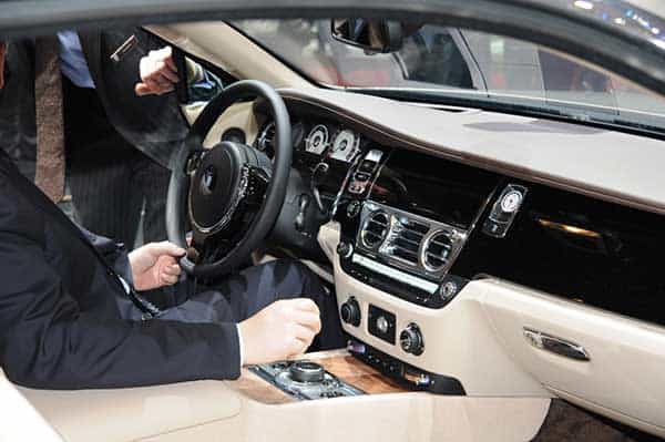 Interior Of The 2015 Rolls Royce Wraith