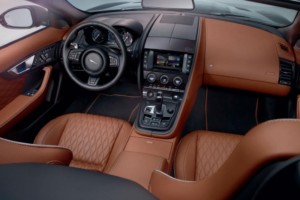 Interior of Jaguar F – Type (SVR)