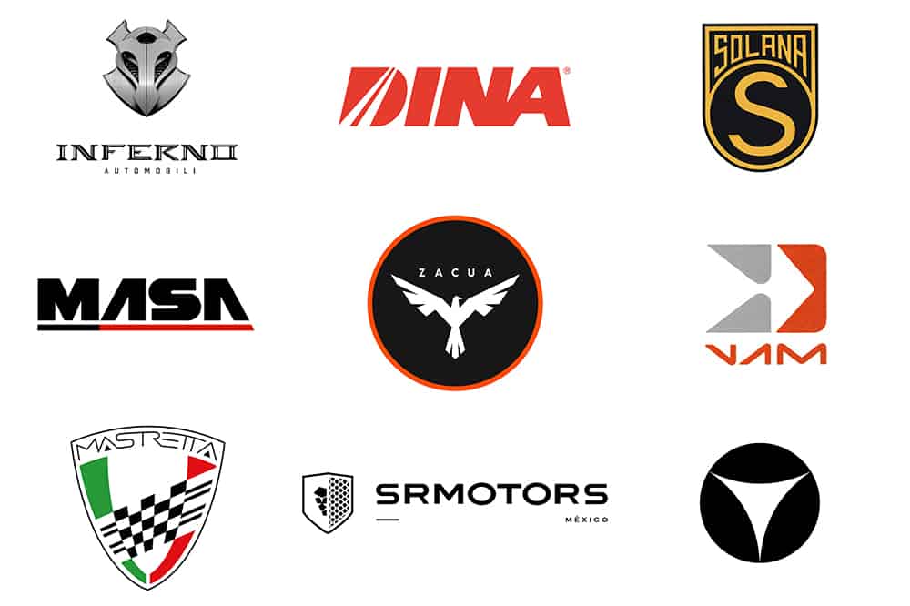 Mexican Car Brands logos